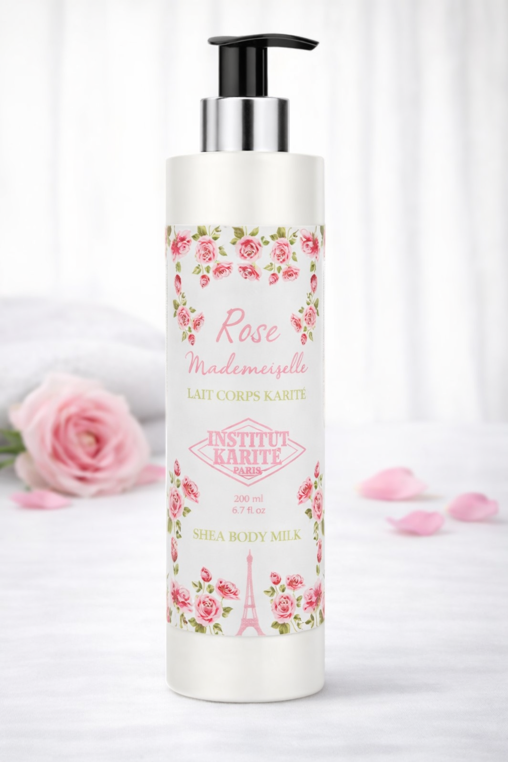 Body Milk met Shea Butter – Rose Mademoiselle - Institut de Karité Paris - 200ml