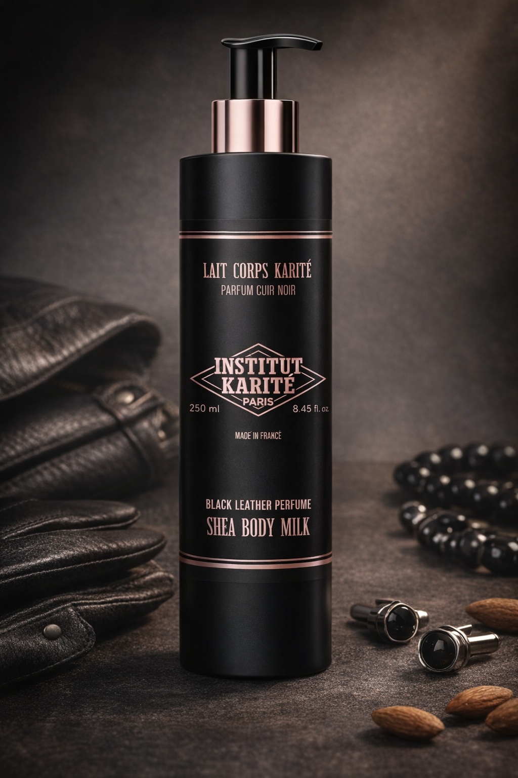 Body Milk met Shea Butter – black leather - Institut de Karité Paris - 200ml