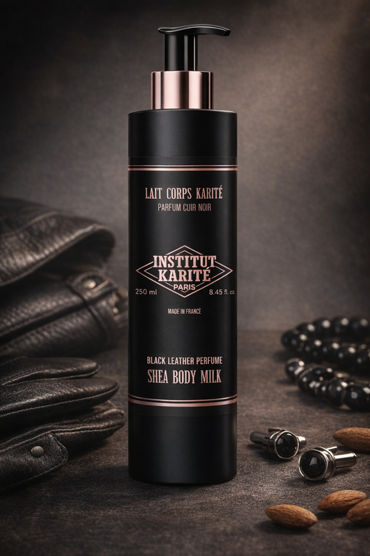 Body Milk met Shea Butter – black leather - Institut de Karité Paris - 200ml