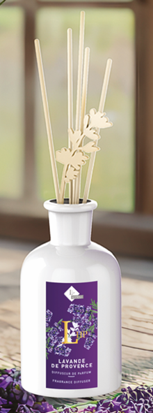 Parfumdiffuser met rotanstokjes – Lavendel de Provence (110 ml)